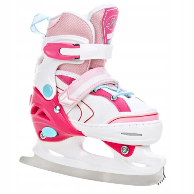 Raven Lia PINK dětské kolečkové brusle 2v1 s LED