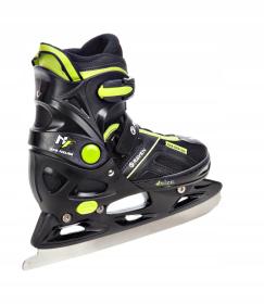 Raven Pulse black/lemon dětské brusle 2v1