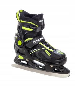 Raven Pulse black/lemon dětské brusle 2v1