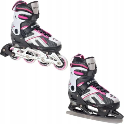 Raven Pulse black/pink dětské brusle 2v1 Raven Pulse black/pink dětské brusle 2v1