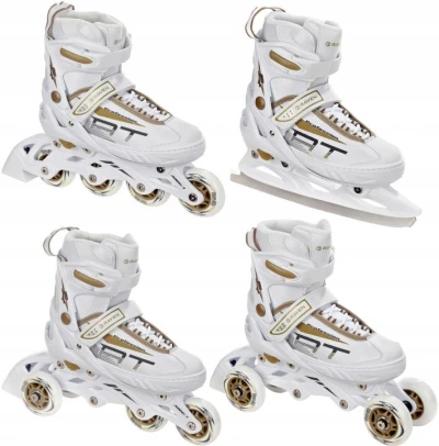 Raven Profession white/gold dětské brusle 4v1 Raven Profession white/gold dětské brusle 4v1