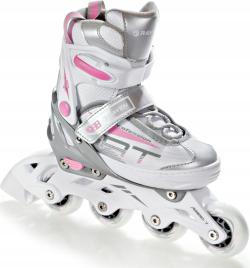 Raven Profession white/pink dětské brusle 4v1