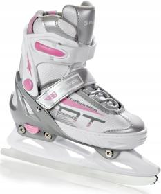 Raven Profession white/pink dětské brusle 4v1