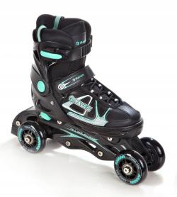 Raven Spirit black/mint dětské brusle 4v1