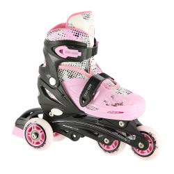 Nils NH18331 4v1 ružové detské korčule