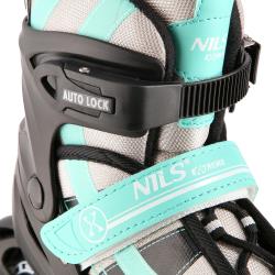 Nils NH18366A 2v1 čierno-zelené detské korčule