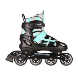 Nils NH18366A 2v1 čierno-zelené detské korčule