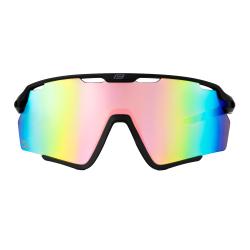 Force CYCLONE černé cyklistické brýle, modro-fialové sklo