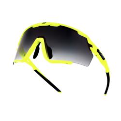 Force CYCLONE černo-fluo cyklistické brýle,černé přechod. sklo