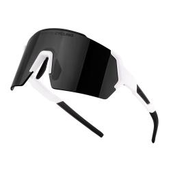 Force ELECTRA biele cyklistické okuliare, čierne zrkadlové sklo Force ELECTRA biele cyklistické okuliare, čierne zrkadlové sklo
