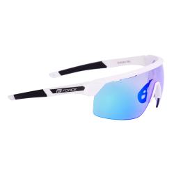Force ENIGMA PRO bílé lesk,fialové zrc. sklo - cyklistické brýle