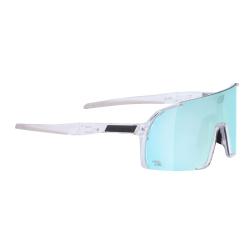 Force GLARE transparentné, modré zrkadlové sklo - cyklistické okuliare