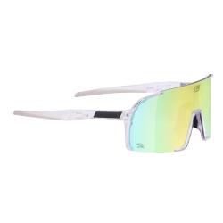 Force GLARE transparentné, žlté zrkadlové sklo - cyklistické okuliare