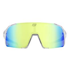 Force GLARE transparentné, žlté zrkadlové sklo - cyklistické okuliare