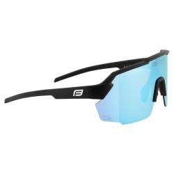 Force PULSE černé cyklistické brýle, modré zrc. sklo