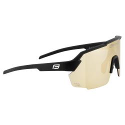 Force PULSE černé cyklistické brýle, žluté rozjasňovací sklo