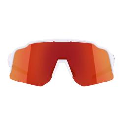 Force STRIVE bílé, červené zrc. sklo - cyklistické brýle