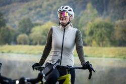 Force STRIVE bílé, růžové zrc. sklo - cyklistické brýle