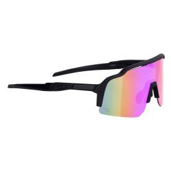 Force STRIVE černé, fialovo-žluté zrc. sklo - cyklistické brýle
