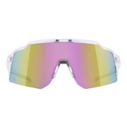 Force STRIVE transparentní, fial-žluté zrc. sklo - cyklistické brýle