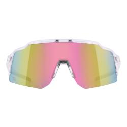 Force STRIVE transparentné, ružové zrkadlové sklo - cyklistické okuliare