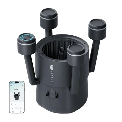 Bublue Vortex V5 černý bezdrátový robotický bazénový vysavač