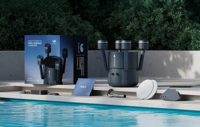 Bublue Vortex V5 černý bezdrátový robotický bazénový vysavač