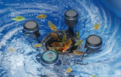 Bublue Vortex V5 černý bezdrátový robotický bazénový vysavač