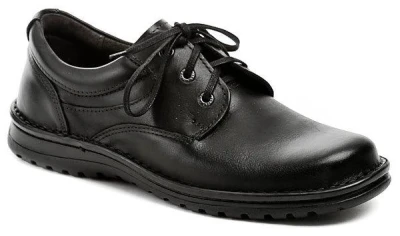 Bukat 201 černé pánské polobotky Bukat 201 černé pánské polobotky