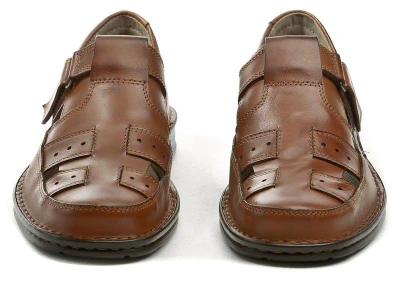 Bukat 227 hnědé pánské letní polobotky