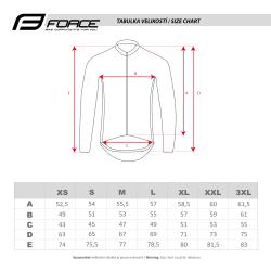 Force X100 černo-šedá zimní cyklistická bunda