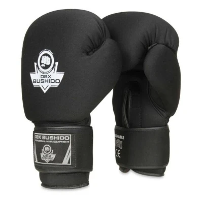 BUSHIDO Boxerské rukavice DBX DBX-B-W EverCLEAN BUSHIDO Boxerské rukavice DBX DBX-B-W EverCLEAN