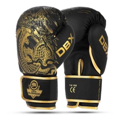 BUSHIDO Boxerské rukavice DBX Gold Dragon BUSHIDO Boxerské rukavice DBX Gold Dragon