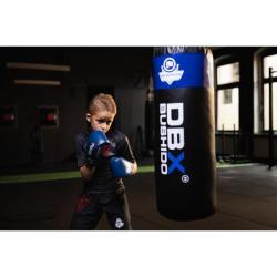 BUSHIDO Boxovací pytel DBX 80cm/30cm 15-20kg pro děti, modrý (VÝPRODEJ)