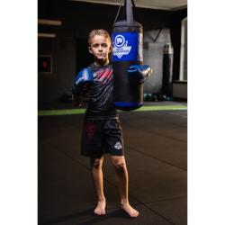 BUSHIDO Boxovací vak DBX Kids 60cm/22cm 7kg pre deti, modrý