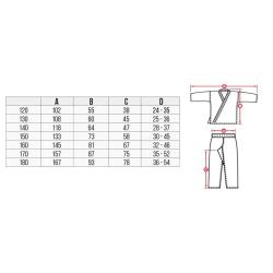 BUSHIDO Dětské kimono DBX ARK-3102, 130 cm (VÝPRODEJ)