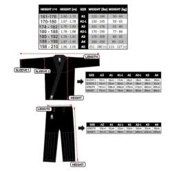 BUSHIDO Kimono pro trénink Jiu-jitsu DBX GI Elite