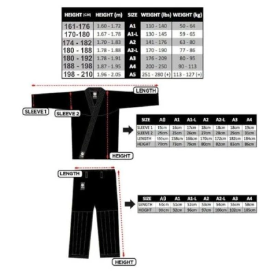 BUSHIDO Kimono pro trénink Jiu-jitsu DBX GI Elite