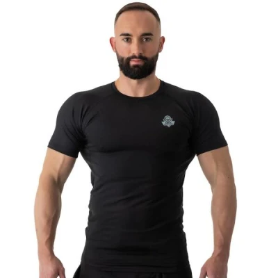 BUSHIDO Pánské tréninkové tričko DBX Rashguard RS Black BUSHIDO Pánské tréninkové tričko DBX Rashguard RS Black