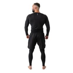 BUSHIDO Pánské tréninkové tričko DBX Rashguard RSL Black