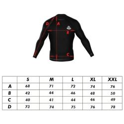 BUSHIDO Pánské tréninkové tričko DBX Rashguard RSL Black