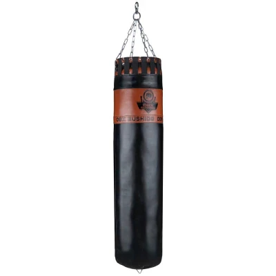 BUSHIDO Profesionální kožený boxovací pytel DBX Sovereign 130/35cm 30kg