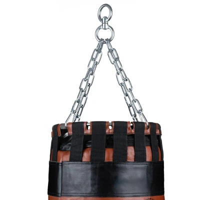BUSHIDO Profesionální kožený boxovací pytel DBX Sovereign 130/35cm 30kg