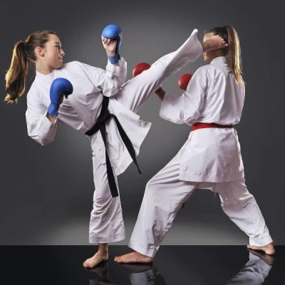 BUSHIDO Rukavice na karate DBX DBX-KM modré