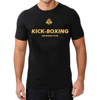 BUSHIDO DBX Kick-boxing černé pánské tričko
