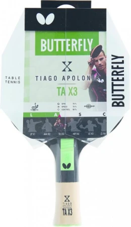 BUTTERFLY - Tiago Apolonia TAX3 pálky