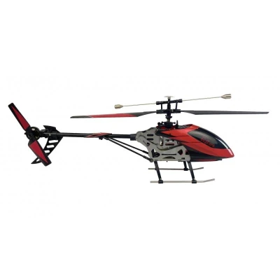 BUZZARD V2 jednorotorový vrtulník se stabilizací, 4ch, RTF, 2,4 GHz, červený + sleva 300,- na příslušenství