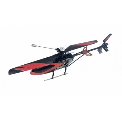 BUZZARD V2 jednorotorový vrtulník se stabilizací, 4ch, RTF, 2,4 GHz, červený + sleva 300,- na příslušenství