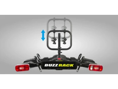 Buzzrack SCORPION LITE 2 + ADAPTÉR - nosič 3 kol na tažné zařízení