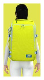 CabinZero Adv Pro 42L Mojito lime batoh + sleva 300,- na příslušenství